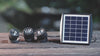 3-Head Colored Underwater Solar Pond Lights